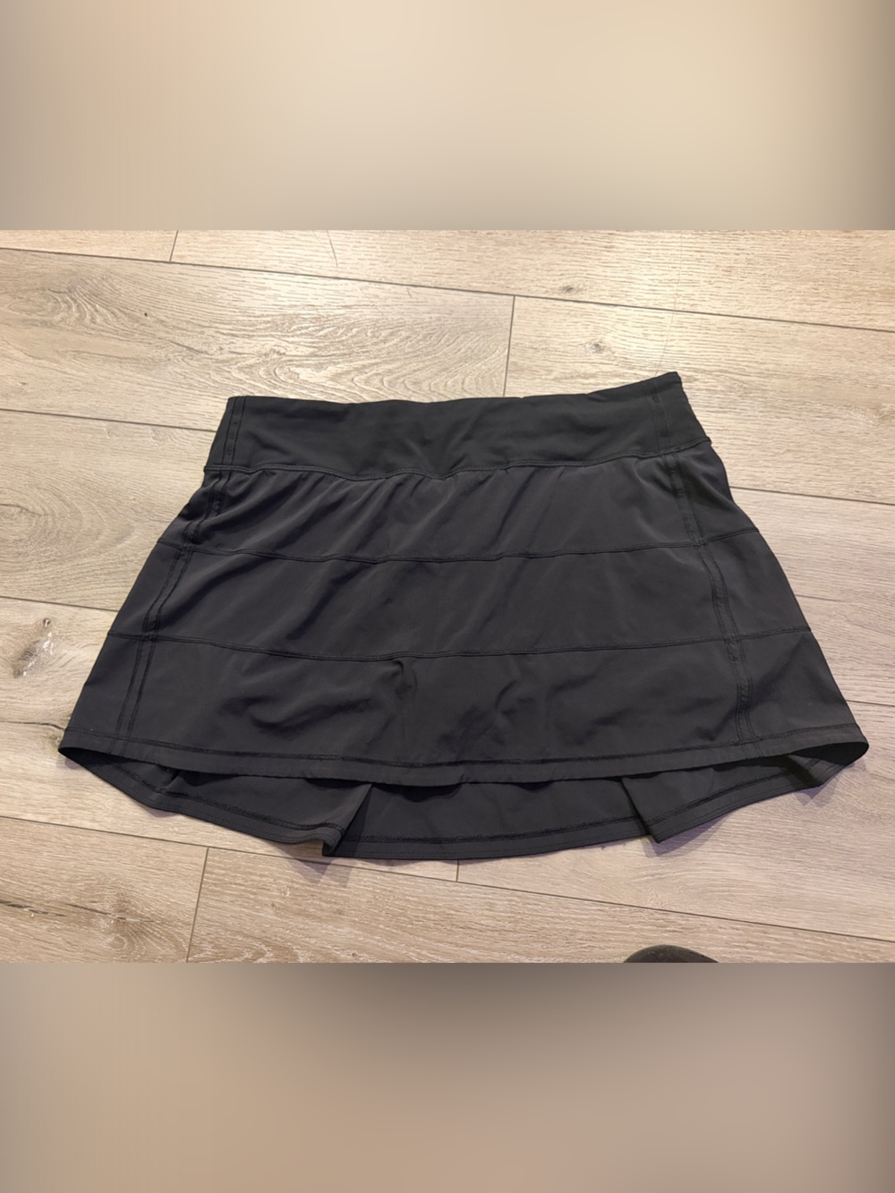 lululemon athletica Women’s Black Athletic Skort with Built-In Shorts